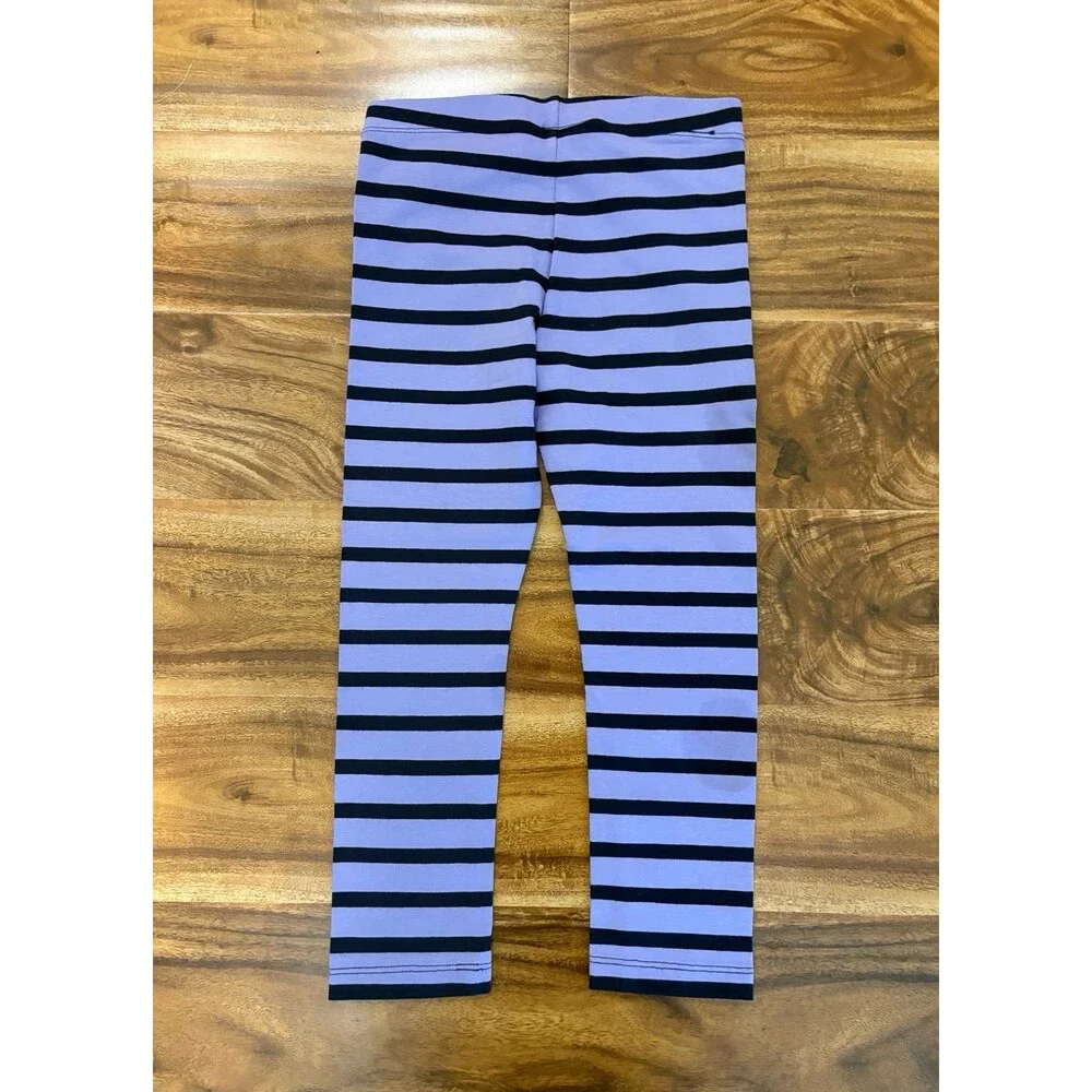 NWOT Primary Leggings, Iris/Navy Stripes, Size 5T